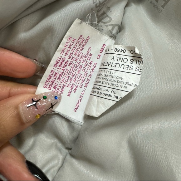 Vintage 80s 90s Orage Patchwork Multi Textured Full Zip Ski Jacket Small - Picture 15 of 15